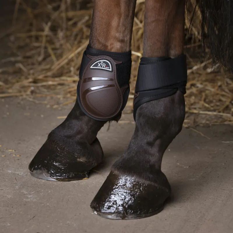 Norton XTR Velcro Fetlock Boots - Brown-2