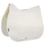 NuuMed Gullet-Free Half Wool Dressage Saddle Pad - White