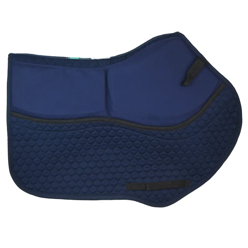 NuuMed HiWither Half Wool Shimmy Close Contact Saddlecloth - Navy