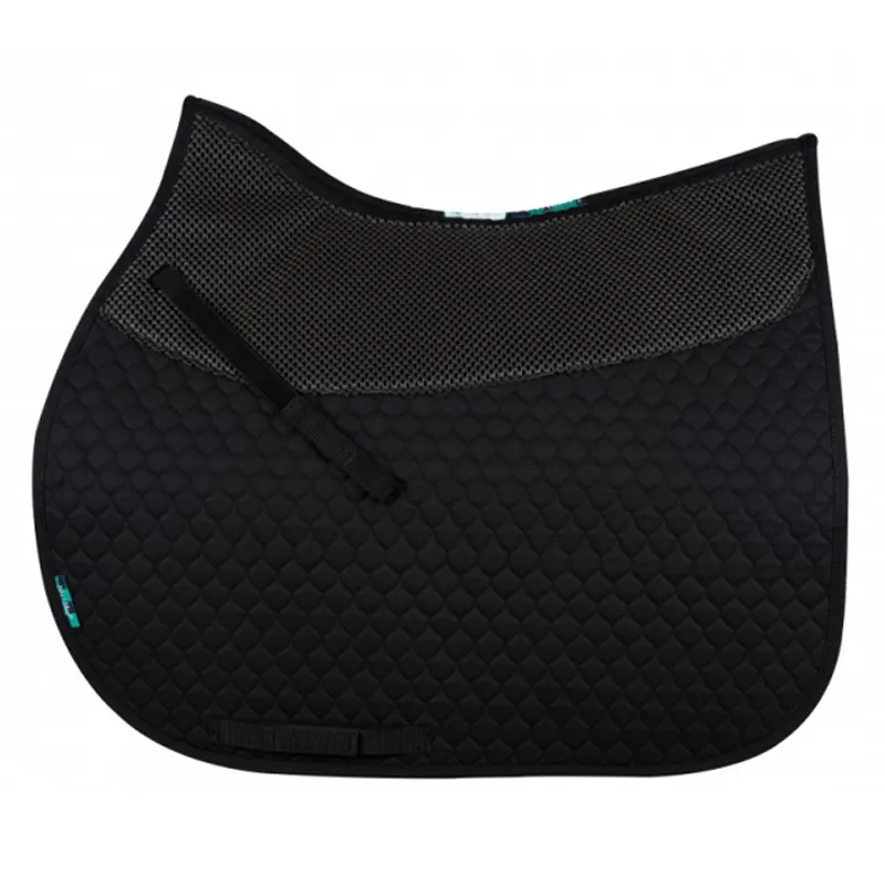 NuuMed HiWither Anti Slip GP Mesh-On-Mesh Saddlecloth - Black