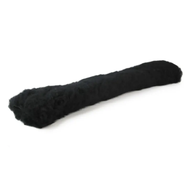 NuuMed Anti-Rub Wool Noseband Cover - Black-1