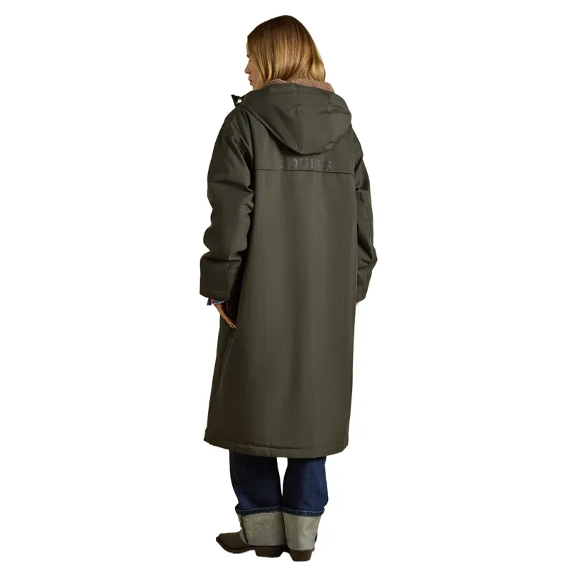 Joules Coverall Oversized Womens Waterproof Coat - Green/Green-1