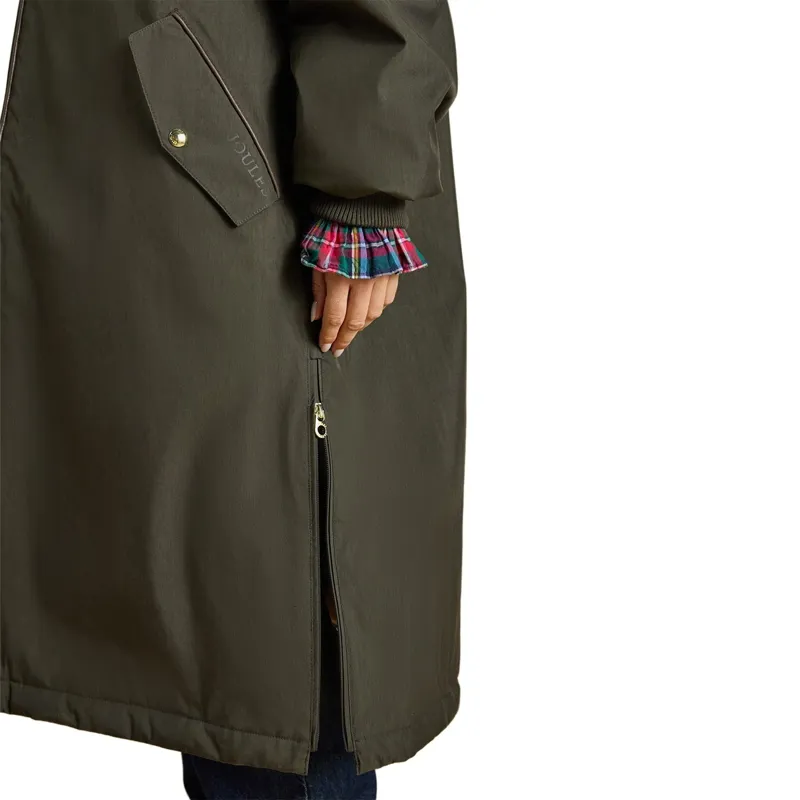 Joules Coverall Oversized Womens Waterproof Coat - Green/Green-7