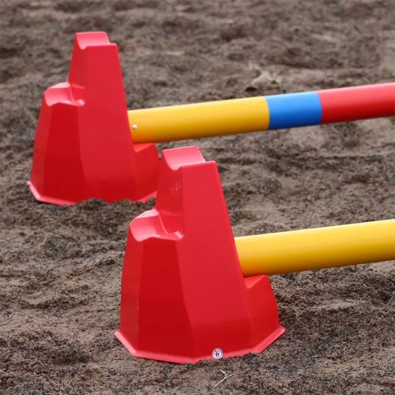 Parallax Equestrian Cavaletti POD 3 Way Pole Block - Red-2