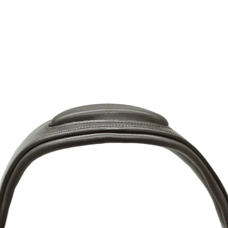 Dever Platinum Comfort Shaped Dressage Bridle - Brown-6