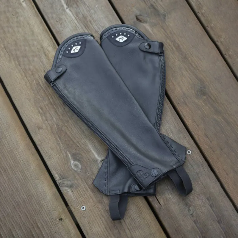 Penelope Leprevost Softy Adults Half Chaps - Black