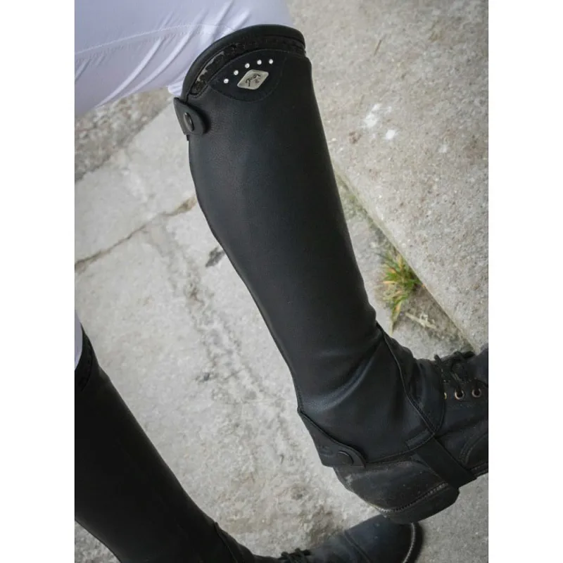 Penelope Leprevost Softy Adults Half Chaps - Black-1