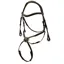 Dever Platinum Comfort High Ring Grackle Bridle - Brown