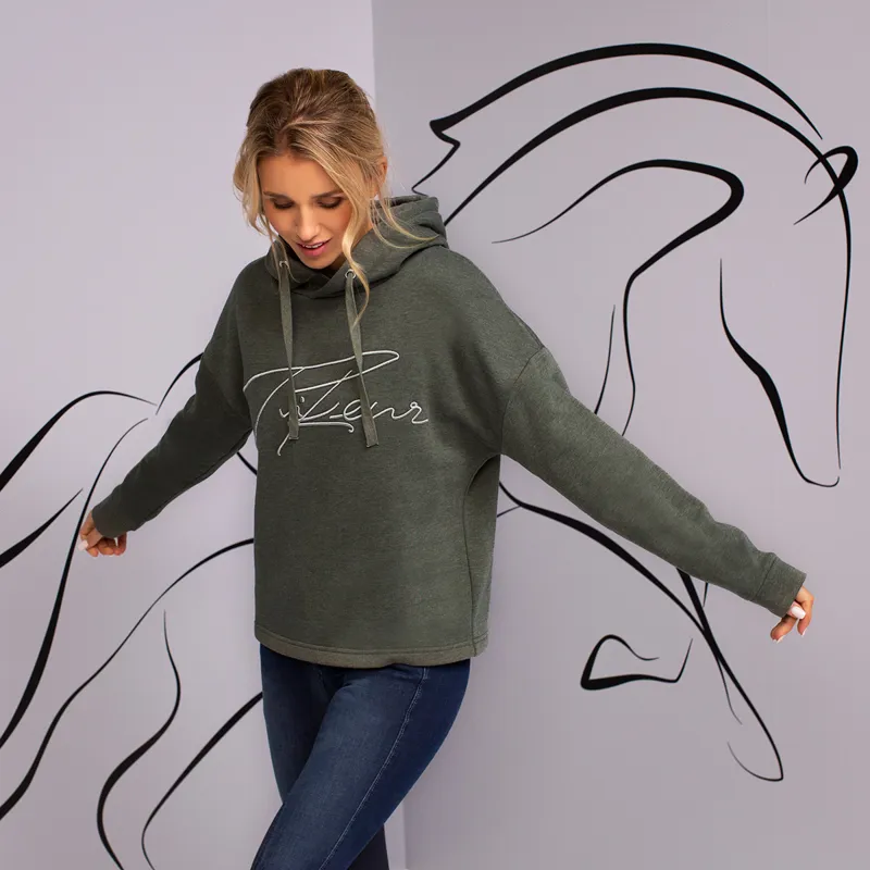 Pikeur Hanna Sports Ladies Hoodie - Ivy Green - UK6-1