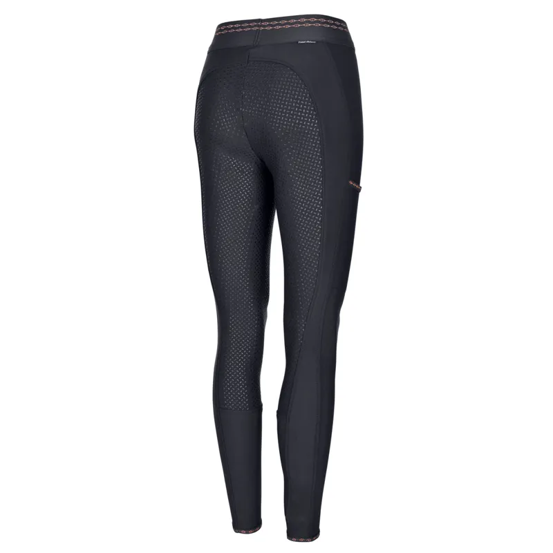 Pikeur Juli Grip Athleisure Ladies Riding Tights - Dark Shadow - UK16-1