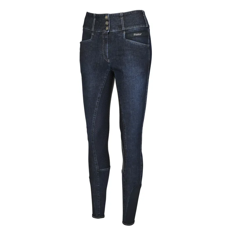 Pikeur Candela Jeans Grip Full Seat Ladies Breeches - Denim Blue