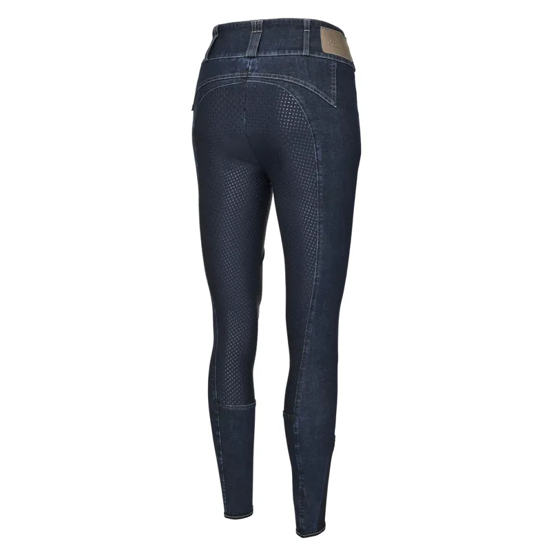 Pikeur Candela Jeans Grip Full Seat Ladies Breeches - Denim Blue-1