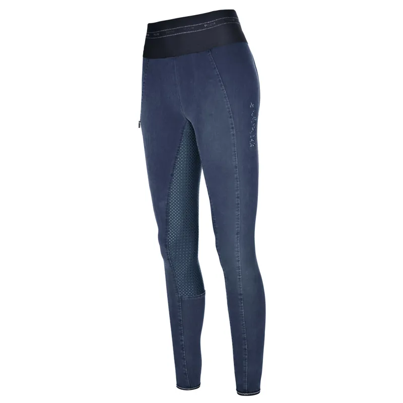 Pikeur Athleisure Ivana Grip Full Seat Jean Riding Tights - Blue