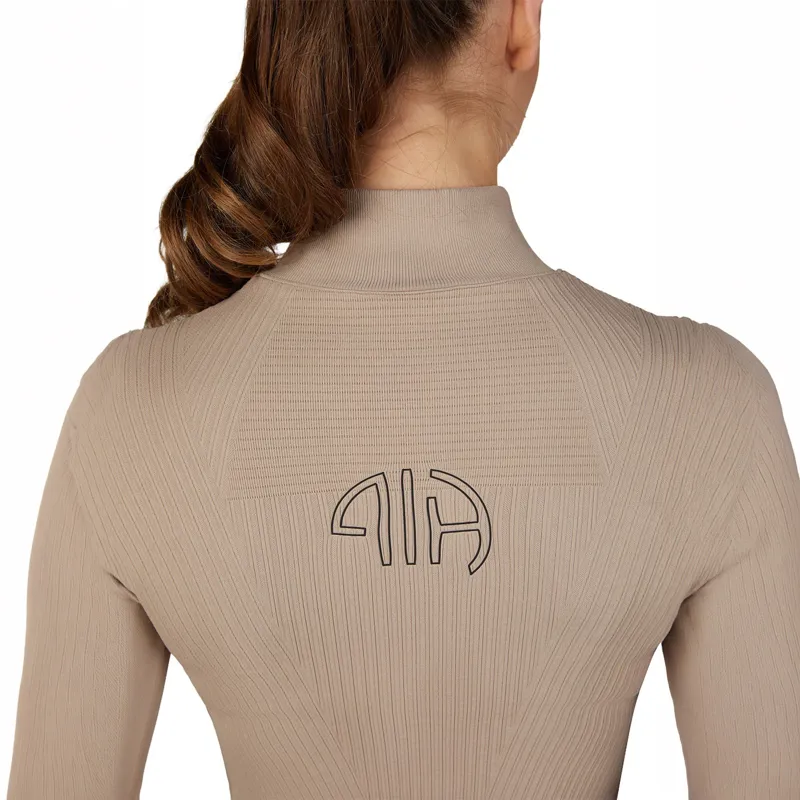 Pikeur Athleisure 2289 3D Knit Womens Shirt - Mocha Cream-5