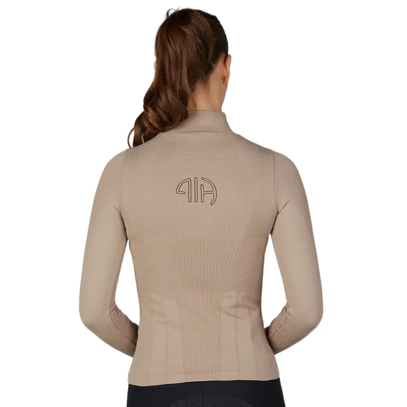 Pikeur Athleisure 2289 3D Knit Womens Shirt - Mocha Cream-1