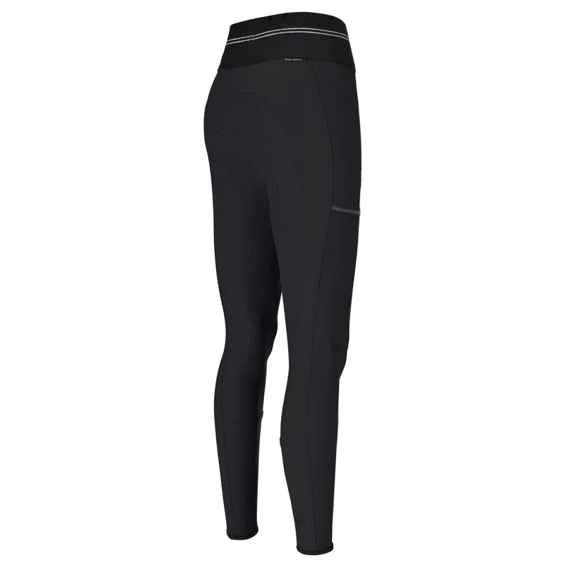 Pikeur Gia Grip II Full Seat Ladies Riding Tights - Black - UK16-1