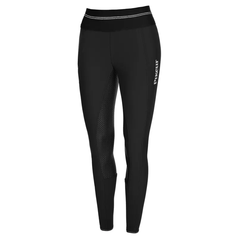 Pikeur Gia Grip Softshell Full Seat Riding Tights - Black - UK6