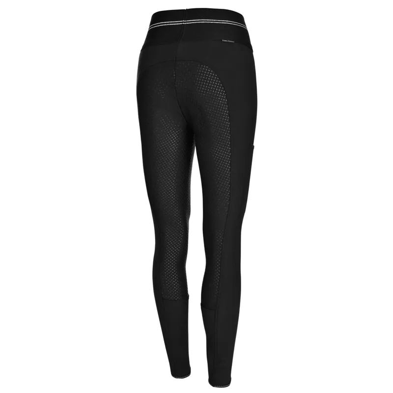 Pikeur Gia Grip Softshell Full Seat Riding Tights - Black - UK6-1