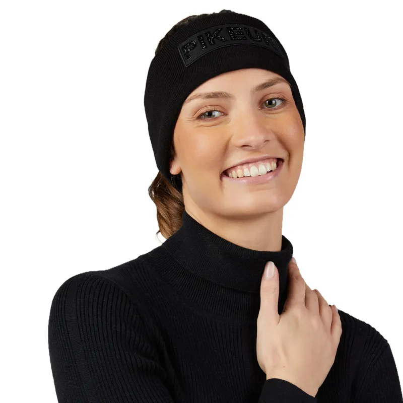 Pikeur Selection 2852 Womens Cotton Headband - Black-1
