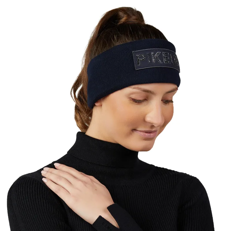 Pikeur Selection 2852 Womens Cotton Headband - Nightblue-1