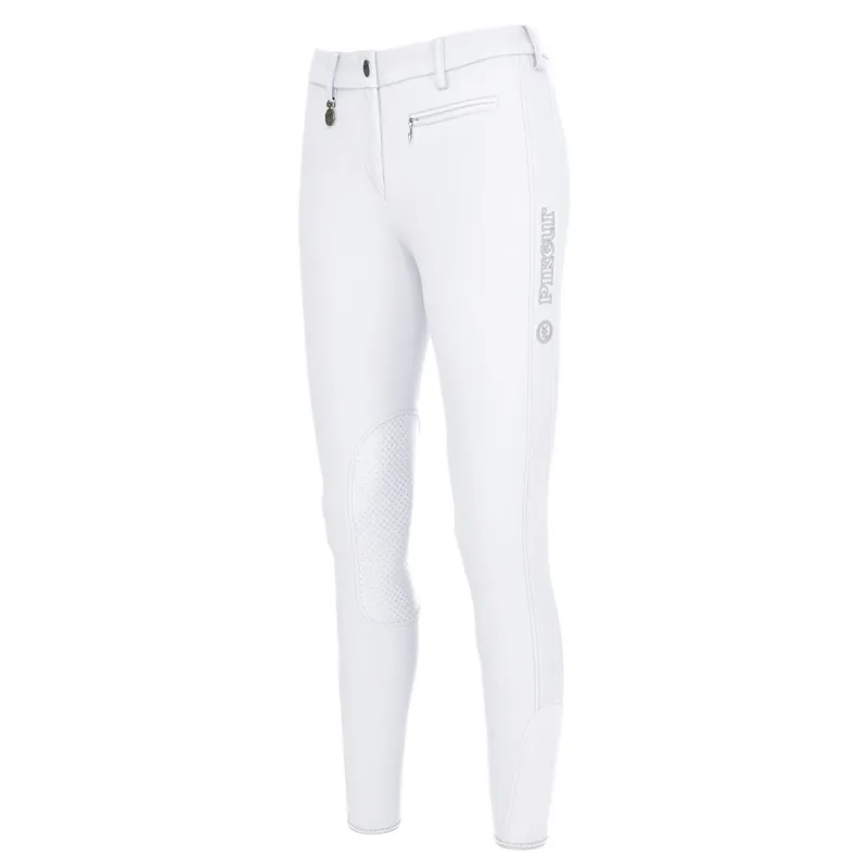 Pikeur Prisca Grip Knee Grip Ladies Competition Breeches - White