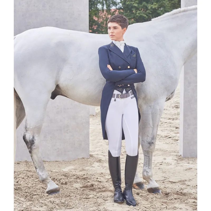 Pikeur Lilien Pure Rose Ladies Dressage Tails - Nightblue-5