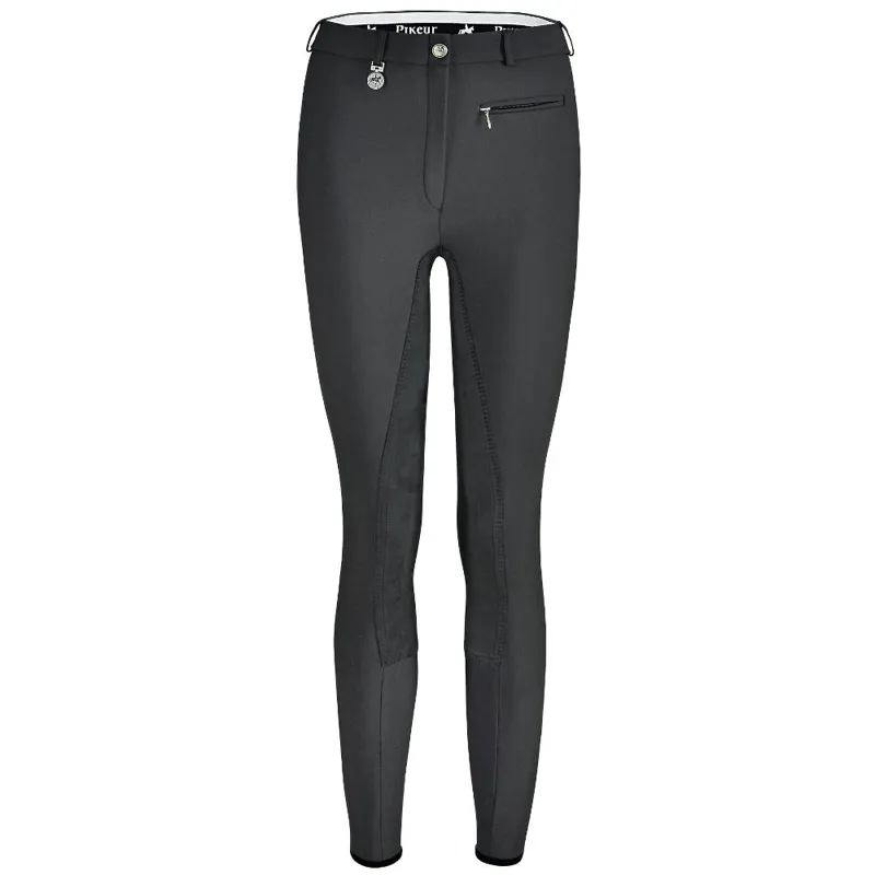 Pikeur Lugana McCrown Full Seat Ladies Breeches - Anthracite-1