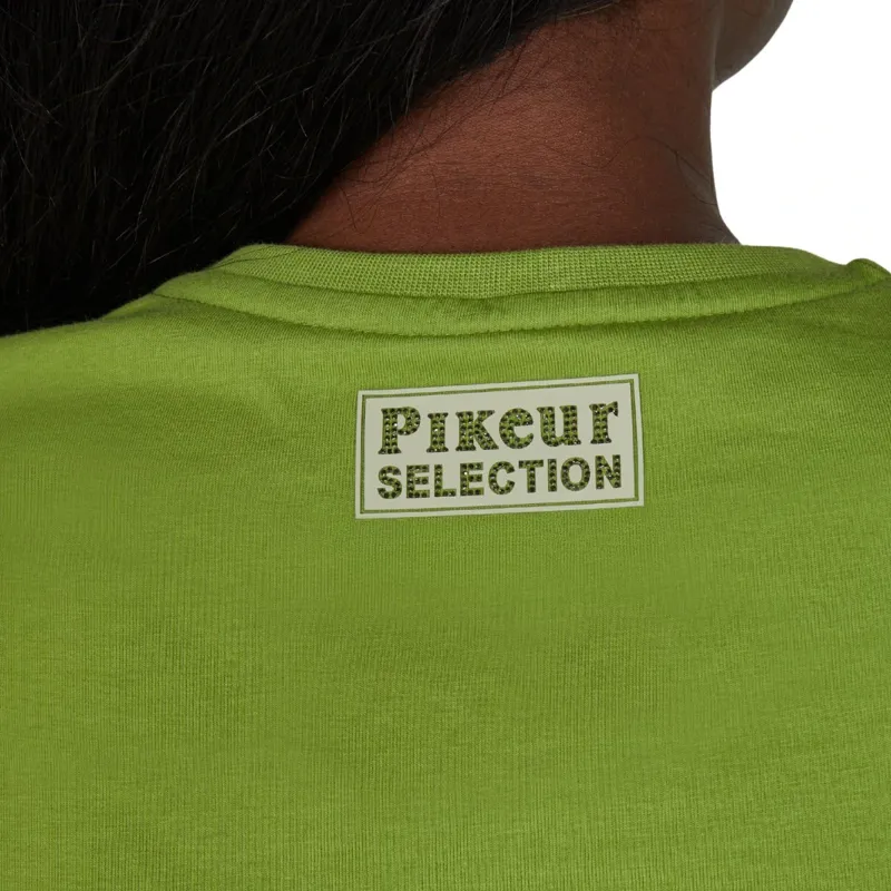 Pikeur Selection 1247 Cotton Womens T-Shirt - Leaf Green-3