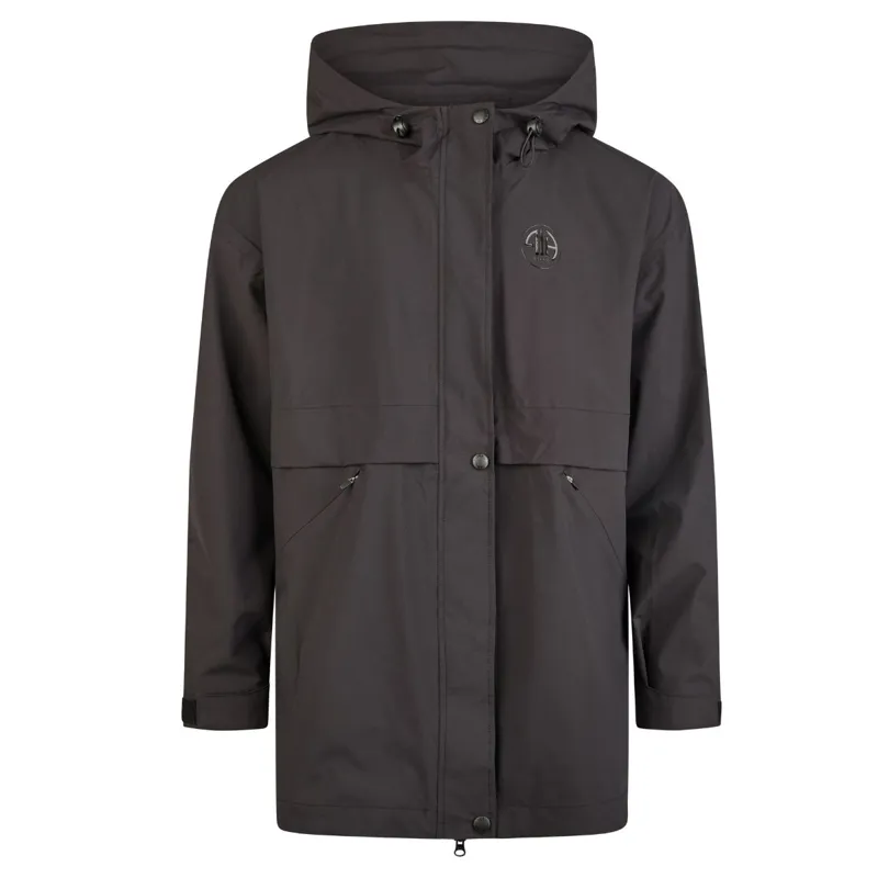 Pikeur Athleisure 1844 Womens Waterproof Full Zip Poncho - Black-2