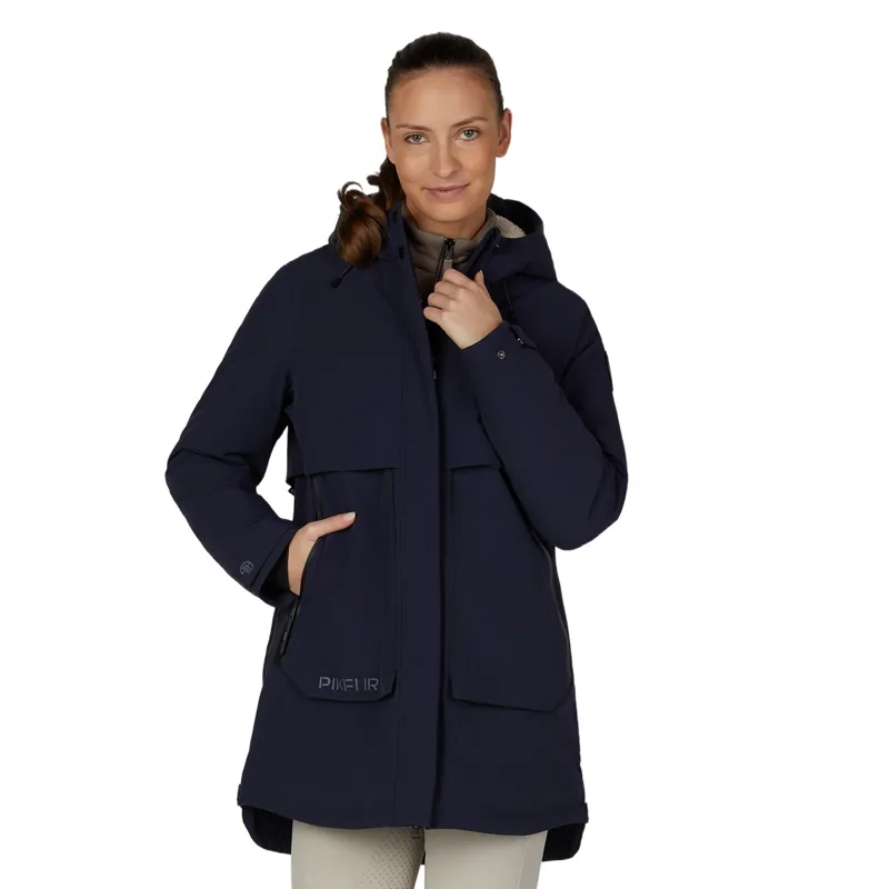 Pikeur Athleisure 2022 Womens Waterproof Parka - Nightblue