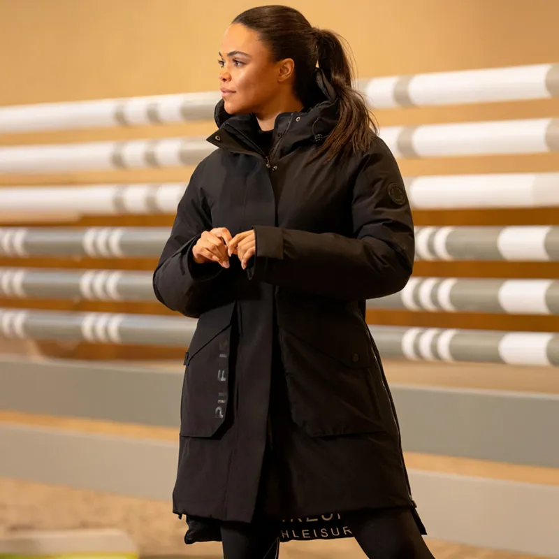 Pikeur Athleisure 8021 Waterproof Womens Raincoat - Black-7