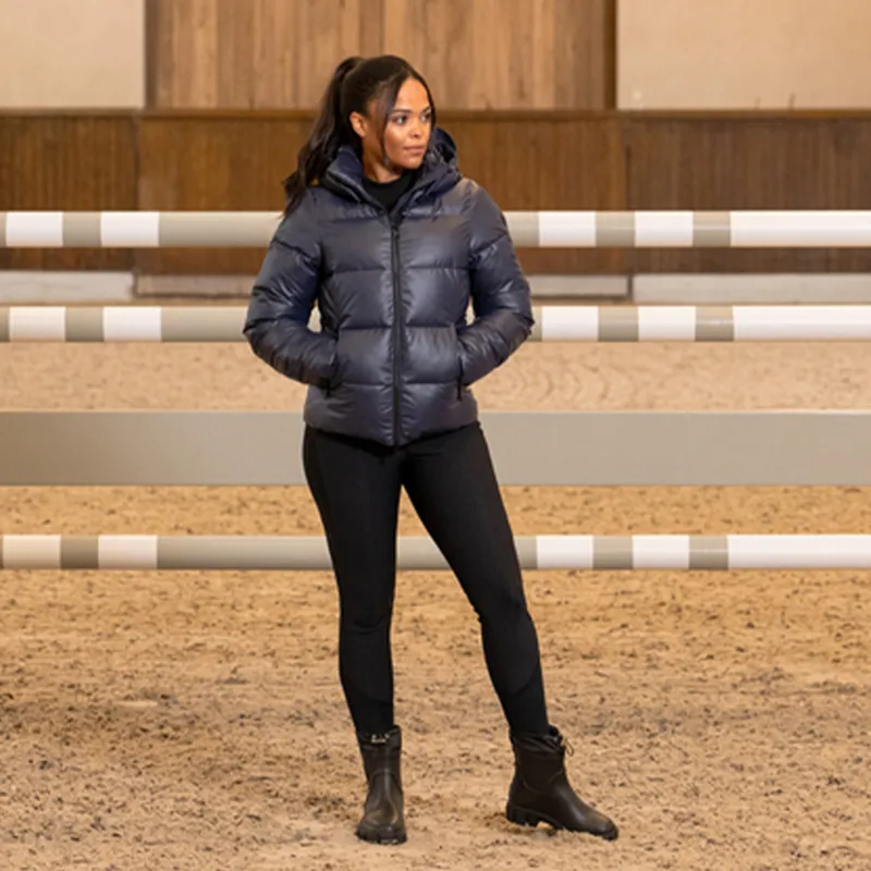 Pikeur Athleisure 8023 Womens Quilted Jacket - Graphite Blue-3