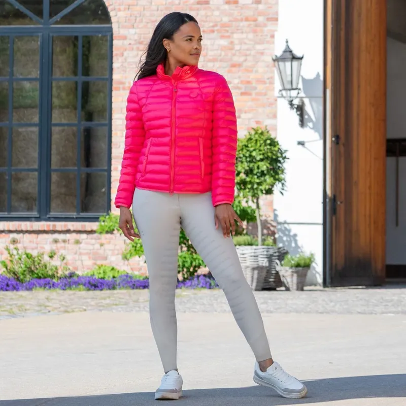 Pikeur Athleisure 1023 Womens Quilted Jacket - Raspberry Pink-7