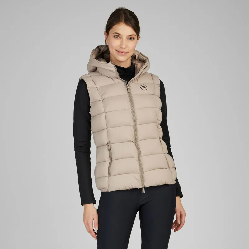 Pikeur Athleisure Quilt 6004 Ladies Gilet - Sandstorm-1