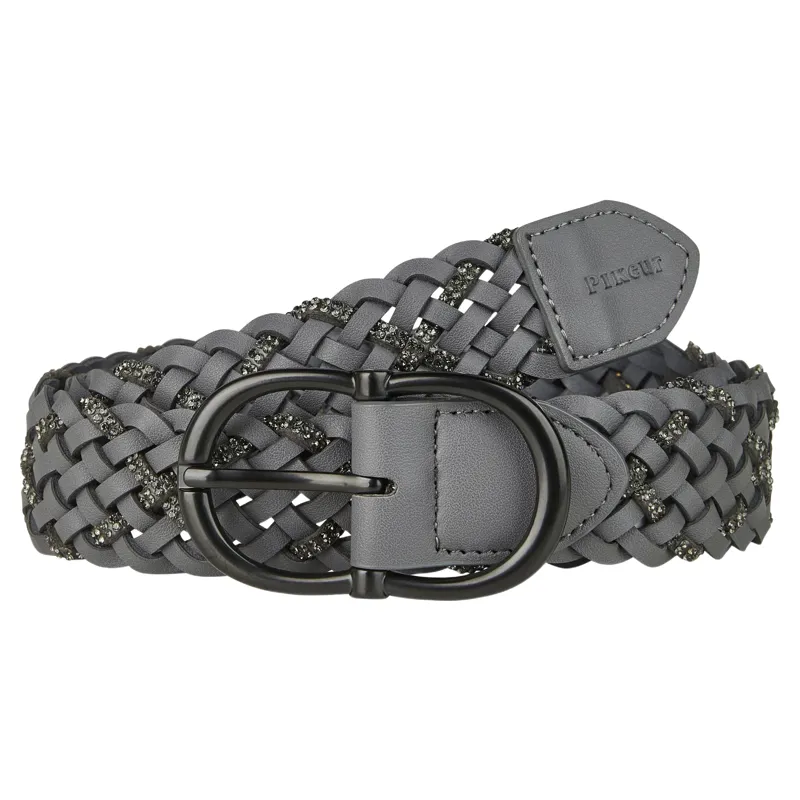 Pikeur Selection 2872 Womens Braided Belt - Basalt Grey
