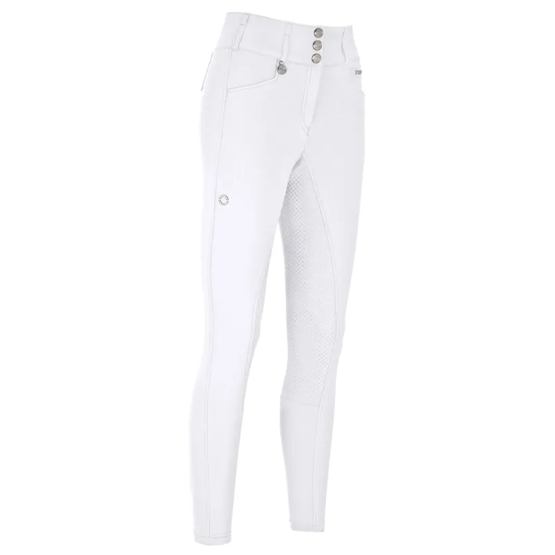 Pikeur Candela DuraGrip Full Seat Womens Competition Breeches - White
