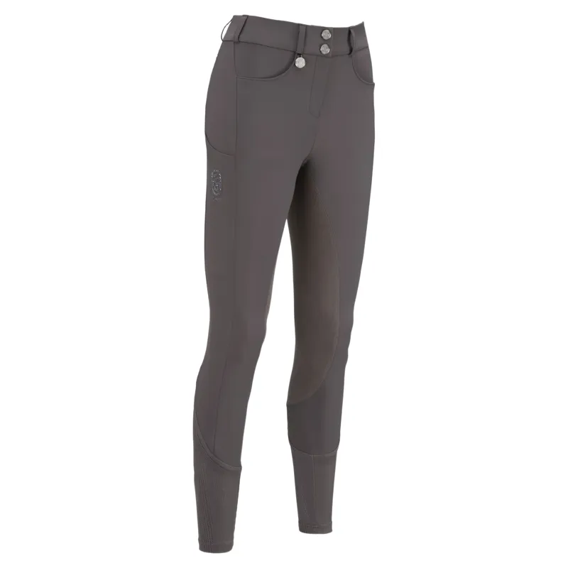 Pikeur Selection Ceelina SD Full Grip Womens Breeches - Basalt Grey