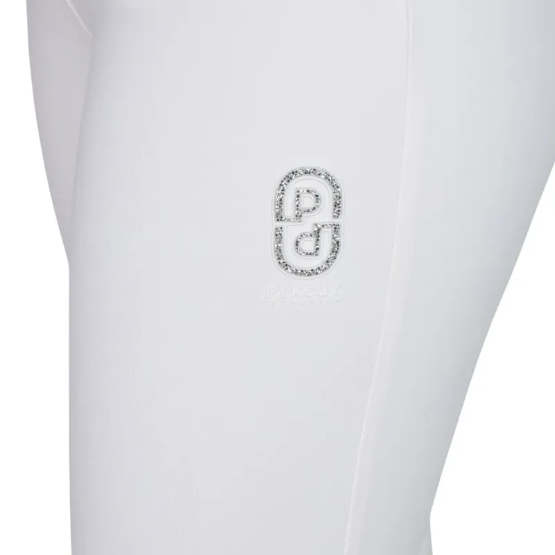 Pikeur Ceelina SD Full Grip Womens Competition Breeches - White-5