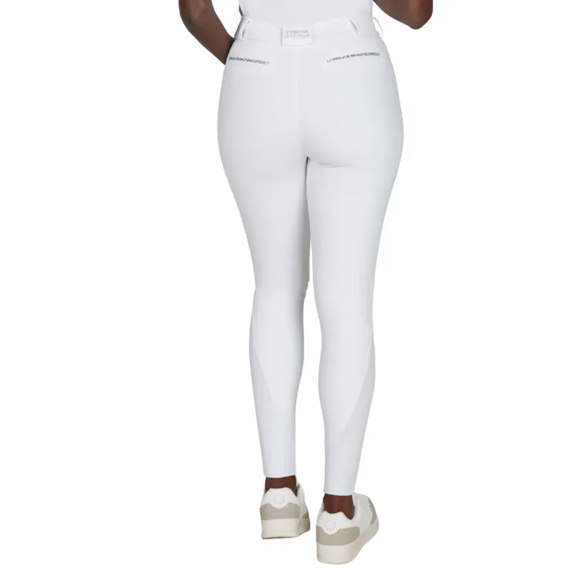 Pikeur Ceelina SD Full Grip Womens Competition Breeches - White-9