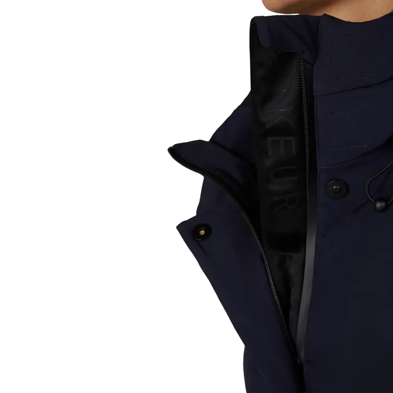 Pikeur Athleisure 2021 FlexQuilt Womens Long Raincoat - Nightblue-5