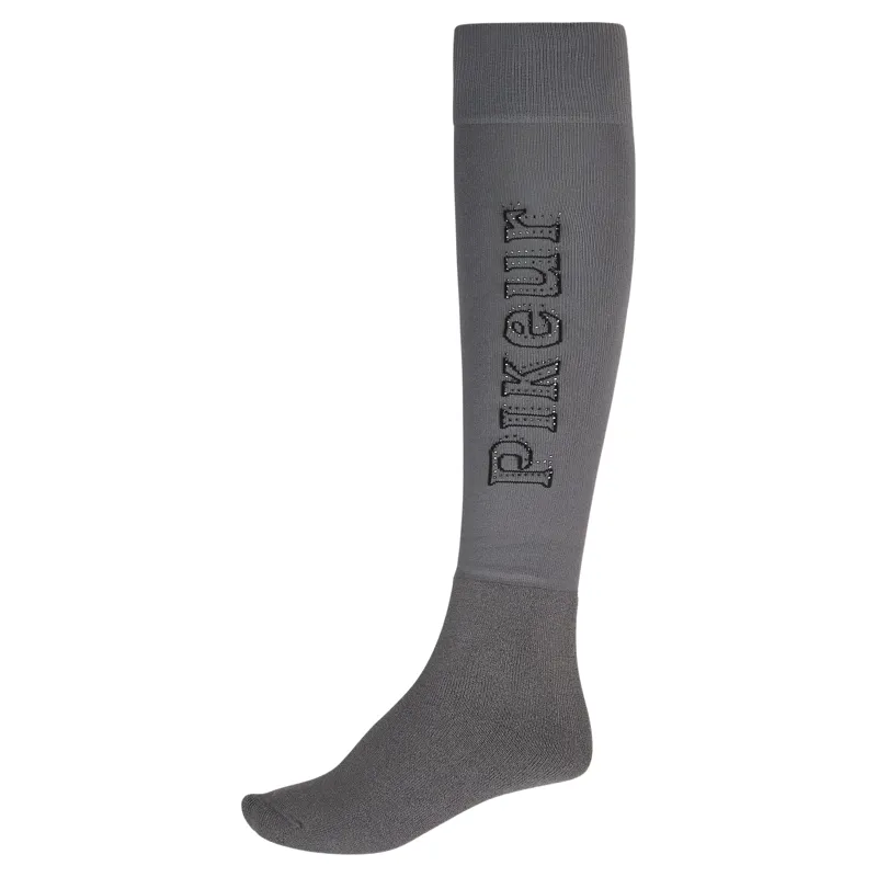Pikeur Selection 2710 Wool Womens Tall Socks - Basalt Grey