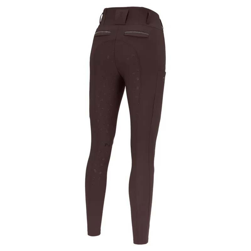 Pikeur Linnett 6555  Womens Full Grip Breeches - Chocolate Brown-1