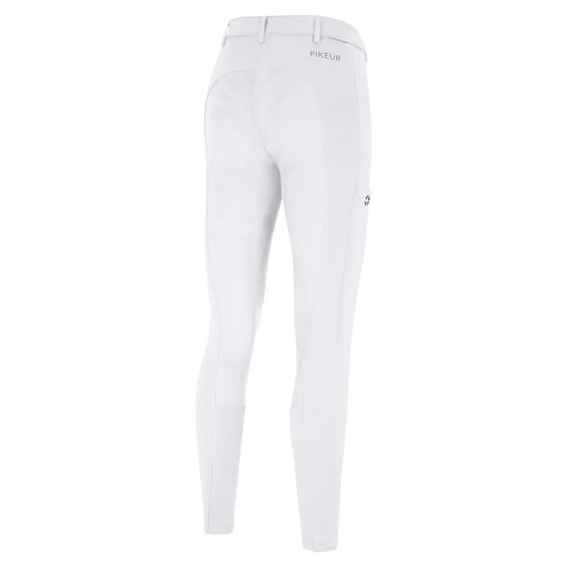Pikeur Lugana Womens FFL FlexTec Full Grip Competition Breeches - White-1