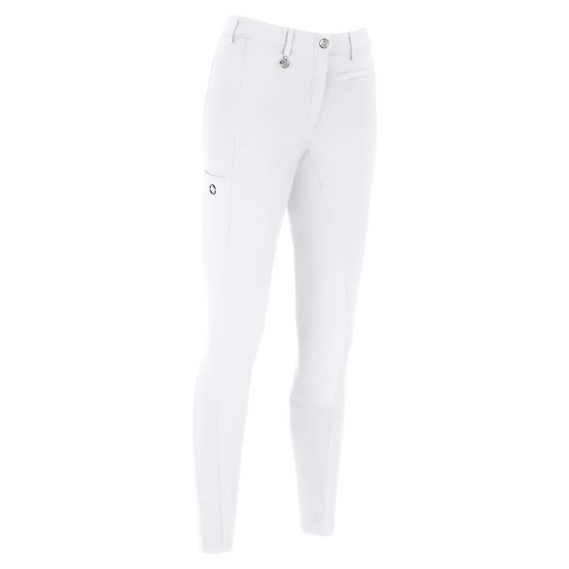 Pikeur Lugana Womens FFL FlexTec Full Grip Competition Breeches - White