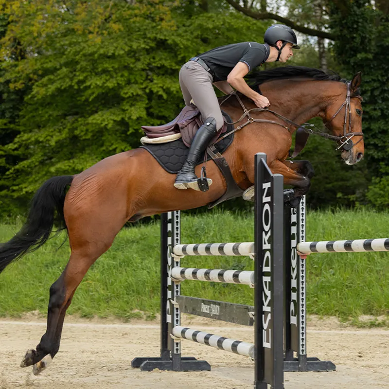 Pikeur New Rodrigo SD Knee Grip Mens Breeches - Steel Grey-5