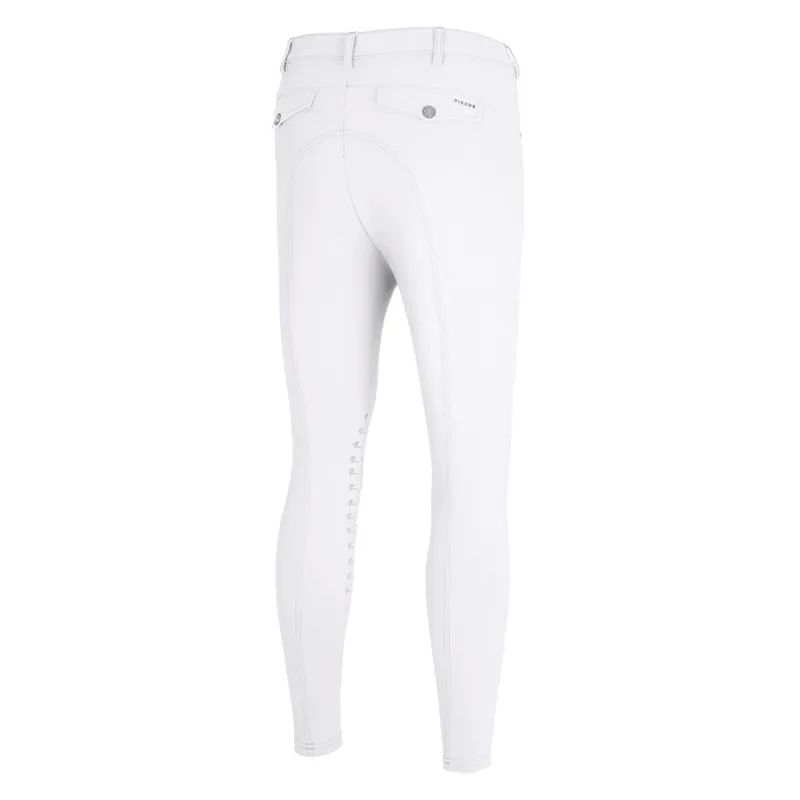Pikeur New Rodrigo GripTec Knee Grip Mens Competition Breeches - White-1