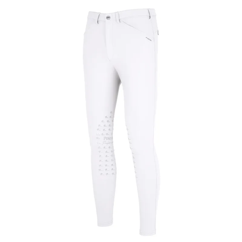 Pikeur New Rodrigo GripTec Knee Grip Mens Competition Breeches - White