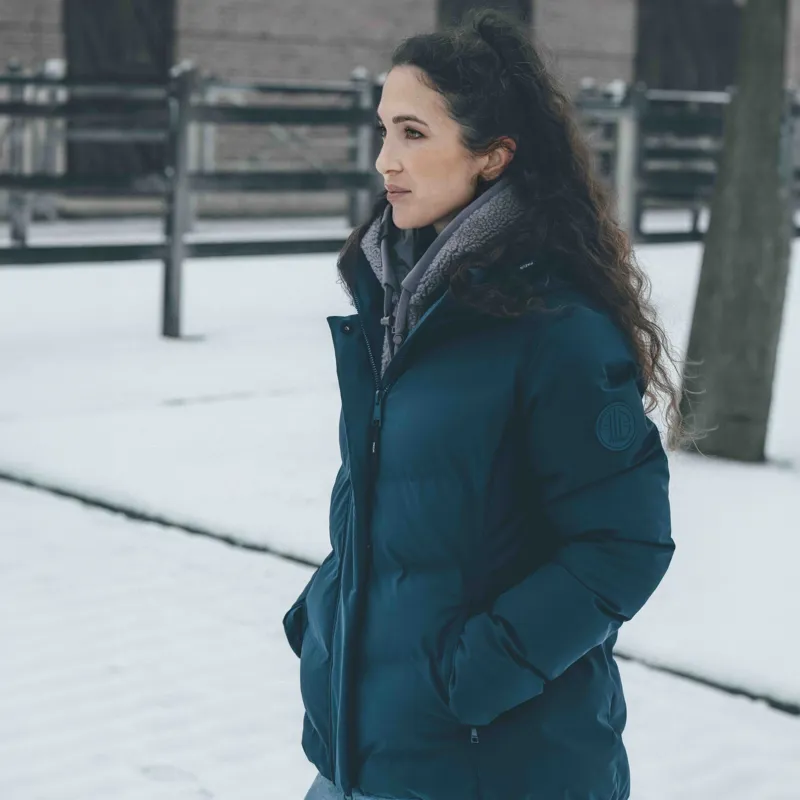 Pikeur Athleisure 2019 Womens Quilted Waterproof Jacket - Pine Green-3