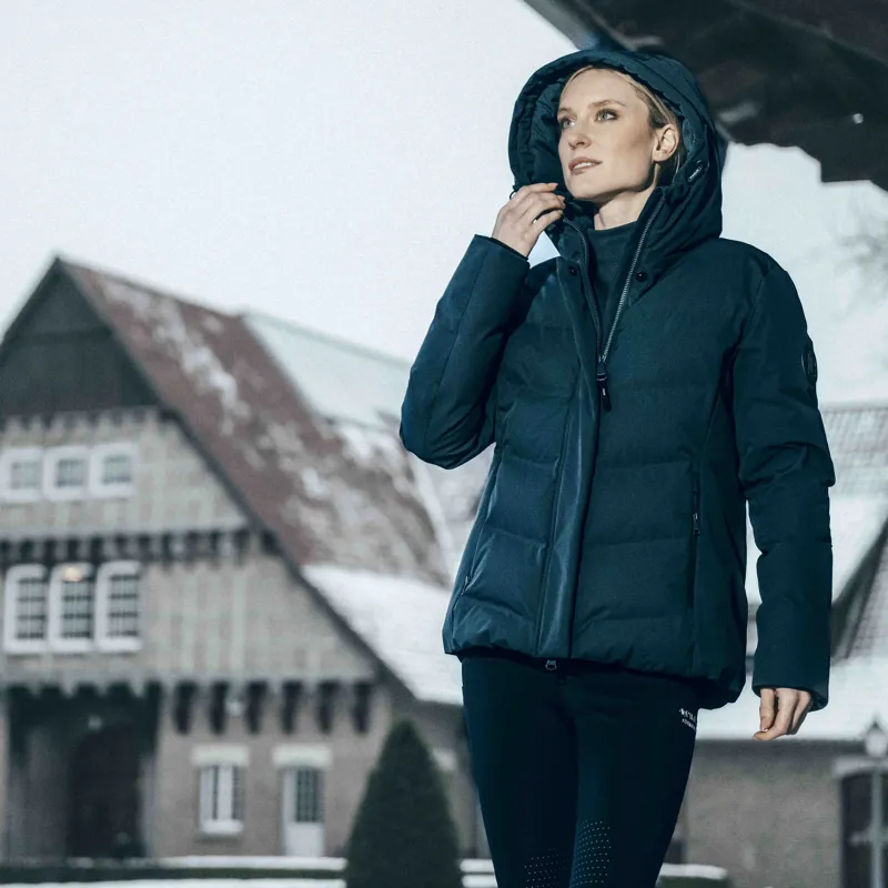 Pikeur Athleisure 2019 Womens Quilted Waterproof Jacket - Pine Green-5