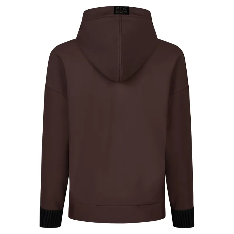 Pikeur Selection 2282 PlushLuxe Womens Hoodie - Chocolate Brown-3